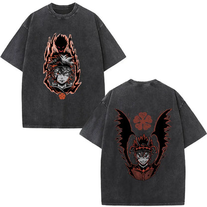 Black Clover Yami Sukehiro Washed T Shirt