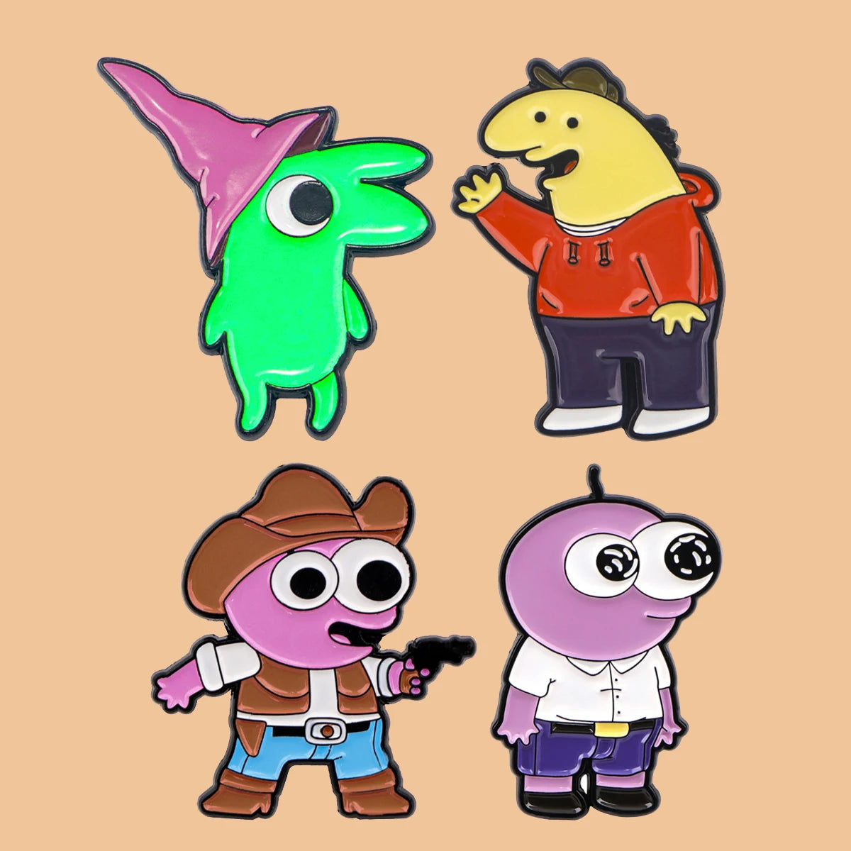 Smiling Friends Enamel Pin