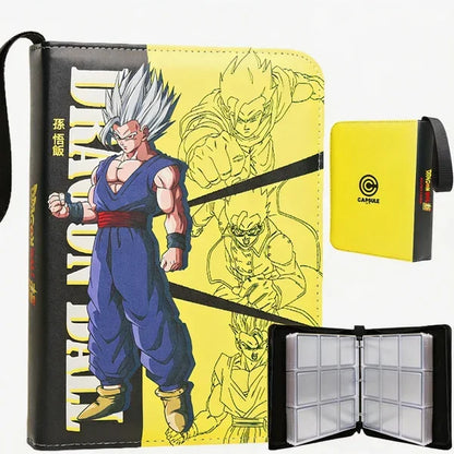 400pcs/900pcs Anime Dragon Ball Vegeta Folder Binder card Holder Game Cards Album Book Collection Cards Storage bag Kids Gifts