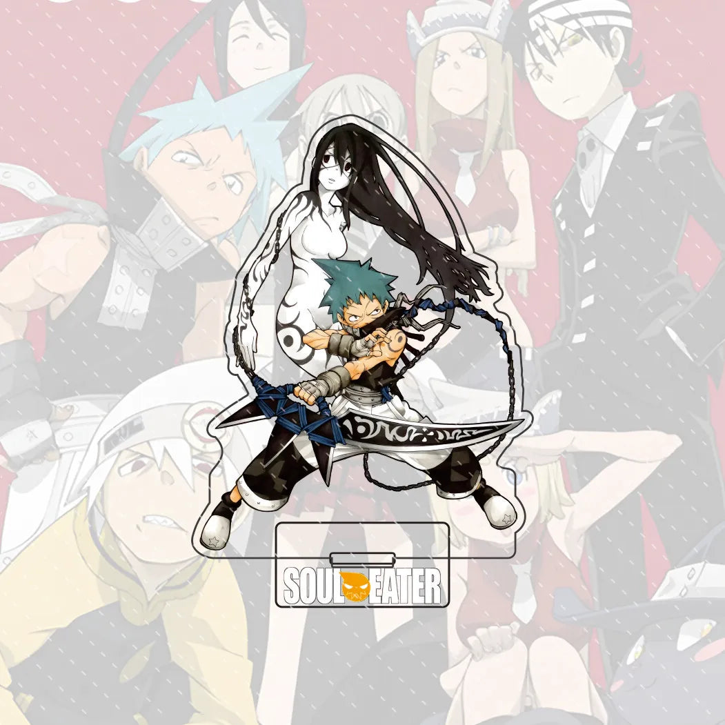 Anime“Soul Eater”Acrylic Character Tsugumi Harudori, Kid Standing Model Stand Exquisite Desktop Decoration Halloween Gift 15CM