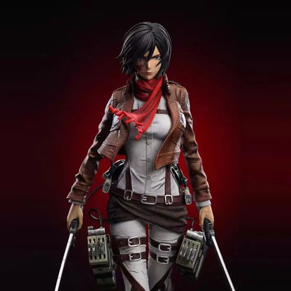 Attack On Titan: Mikasa Anime And Trendy Toys Can Be Move 11.41inch/29cm Pvc Favorites Attack On Table Setup Anime Hot Toys Gift