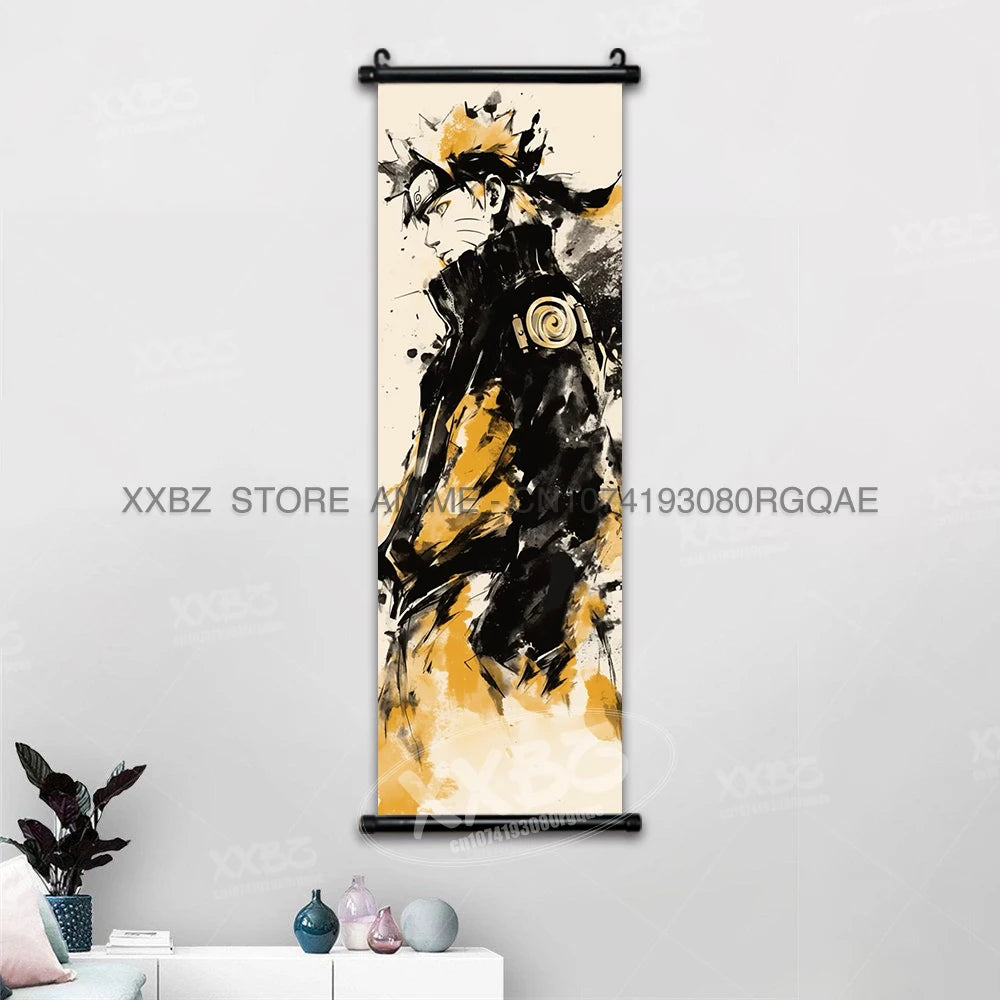 Naruto Hyuga Hinata Canvas Scroll