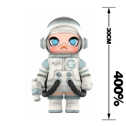 POP MART Giant Space Molly 400% Series Limited Edition Anime Action Figure Decorative Ornament Collectible Christma Gift