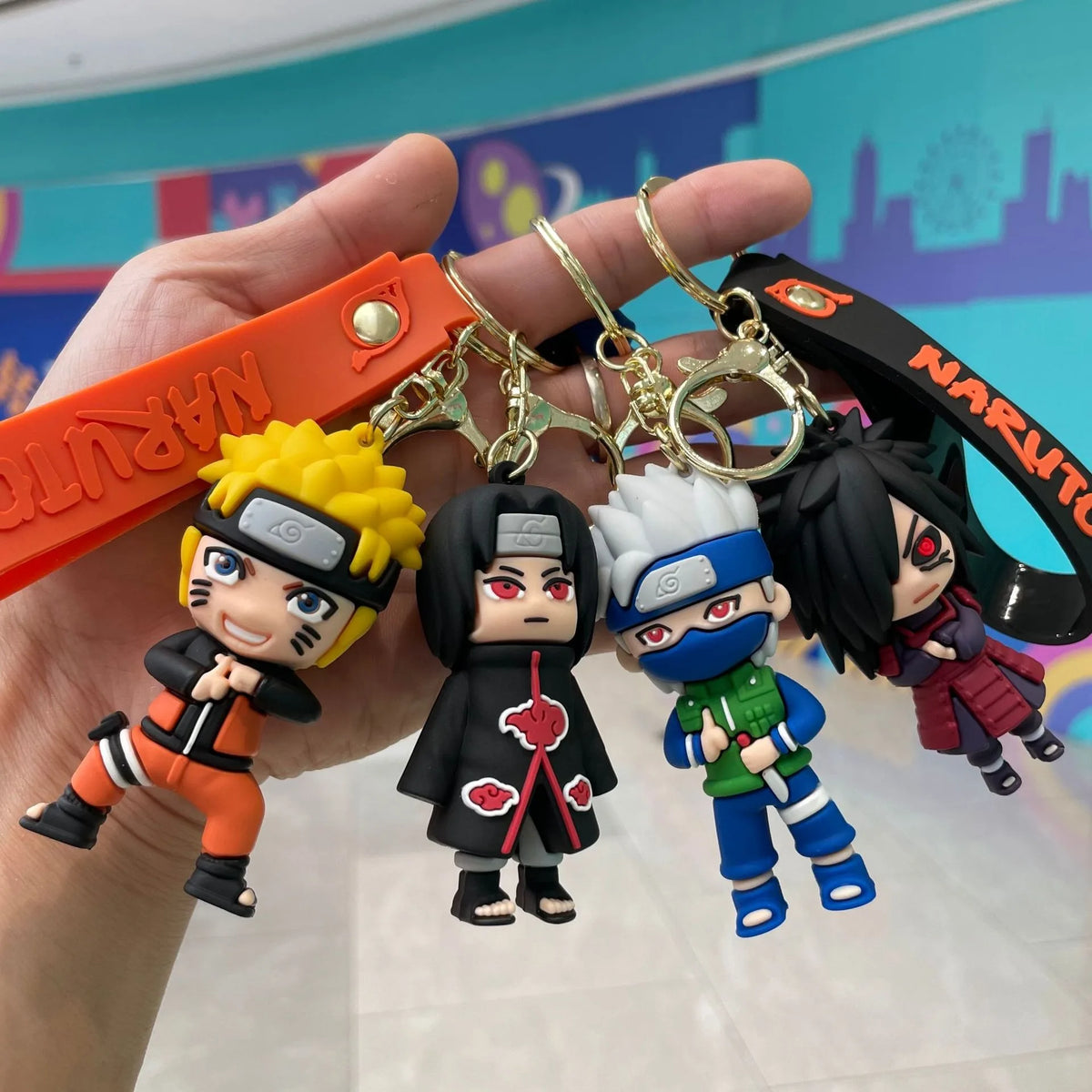 Naruto Shippuden Character Keychain Set