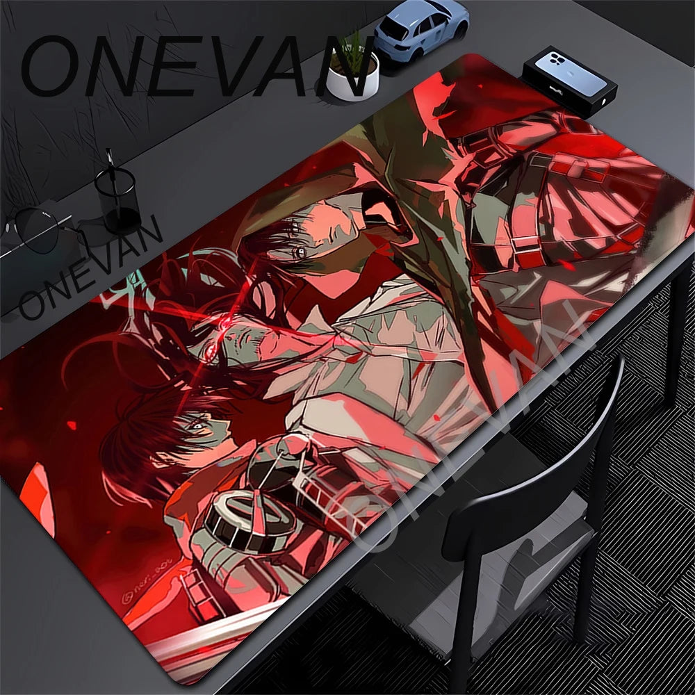 Mouse Pads Anime Mouse Pad Gamer Keyboard Mousepad Pc Computer Soft rubber Desk Mat Gaming Pad A-attack on Titans Mouse Mats