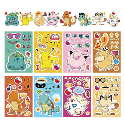 Pokemon Pikachu Puzzle Stickers