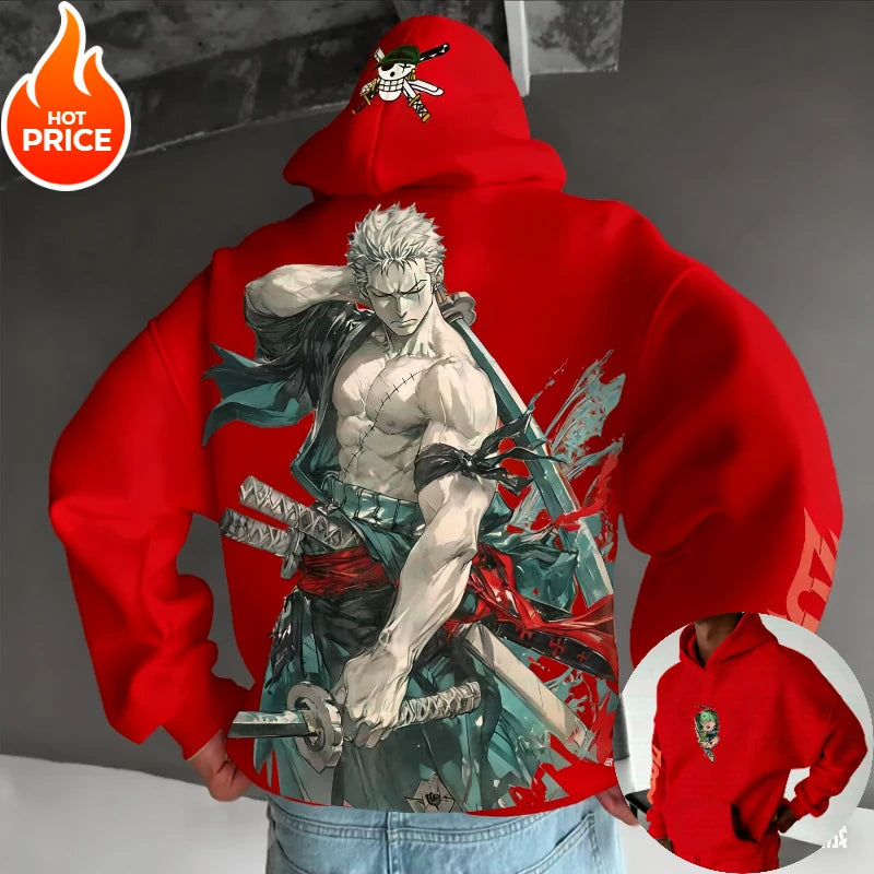 One Piece Zoro Oversized Hoodie
