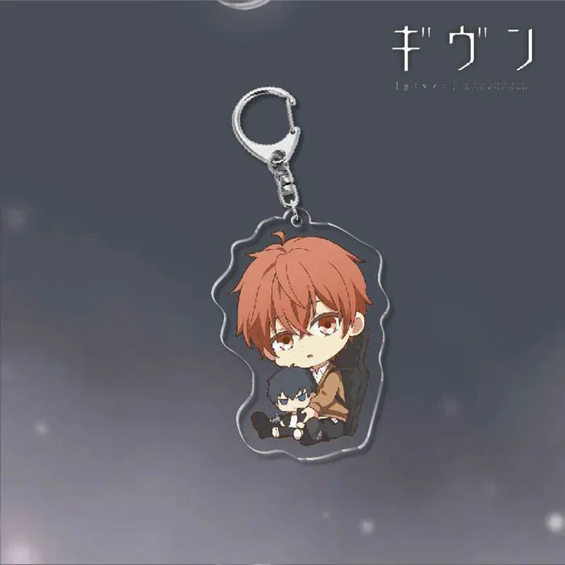 Manga Anime Keychain Cartoon Print Yaoi BL Given Acrylic Characters Key Chain Harajuku Keyring Car Pendant Key Ring Gifts 2025
