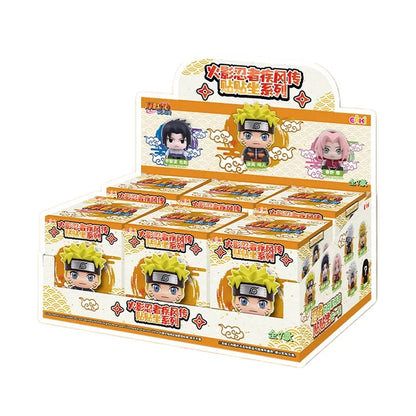 Authentic Stock Eaki Wind Transmission Sticker Sit Series Sasuke Itachi Trendy Play Anime Character Peripheral Blind Box