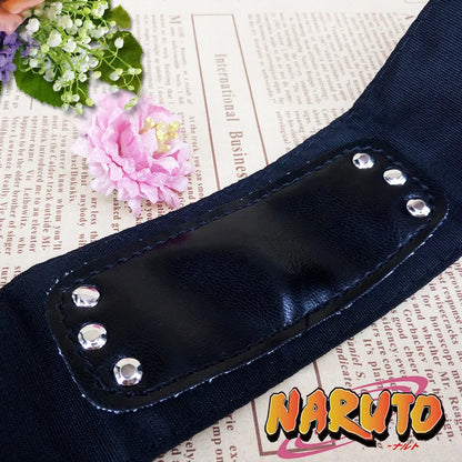 Anime Naruto Forehead Protector Baby Toys Cosplay Logo Plated Ninja Headband Akatsuki Kakashi Head Band Kids Birthday Gifts