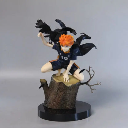 New Haikyuu Gk 20cm Hinata Shoyo Tobio Kageyama Crow Stump Statue Model Cool Desktop Decoration Figure Collector Anime Fanatic