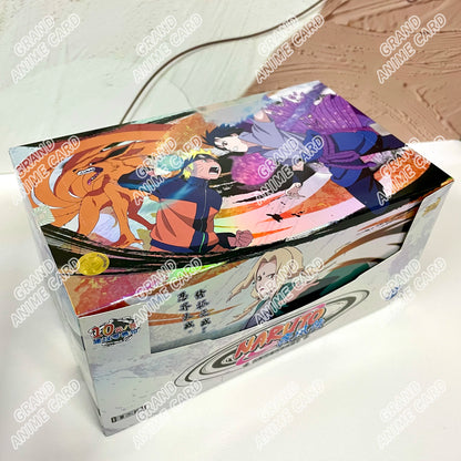 KAYOU Genuine Naruto Cards T2W9 T4W8 Booster Box Anime TCG Rare SE BP CR MR Ninja World Fight Chapter Collection Kids Toy Gift