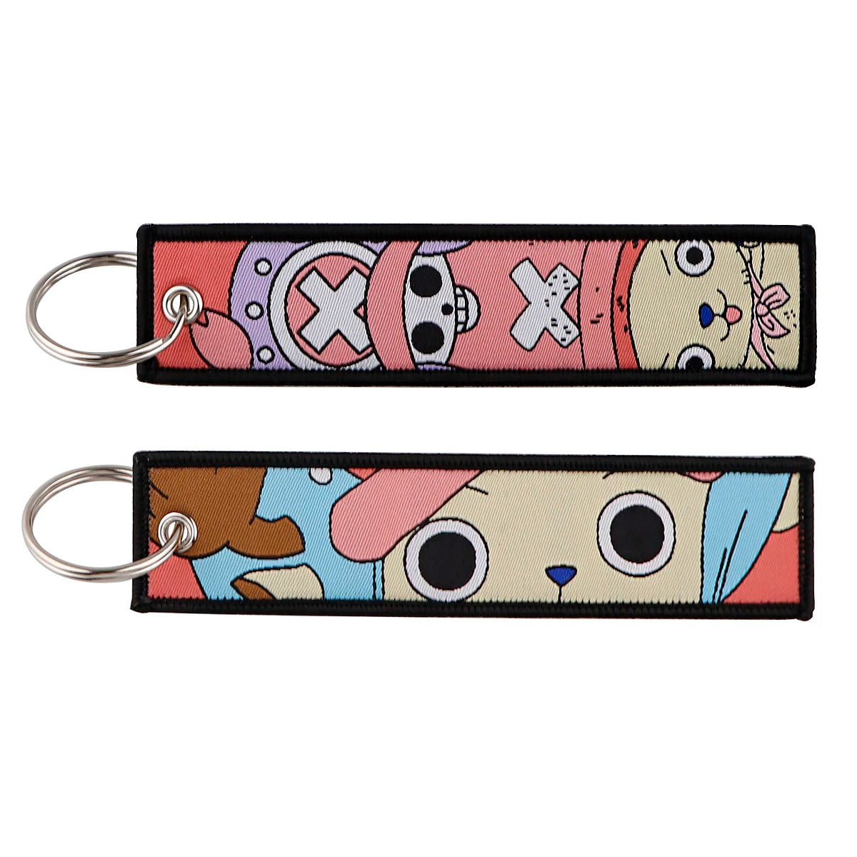 Anime Embroidery Keychain