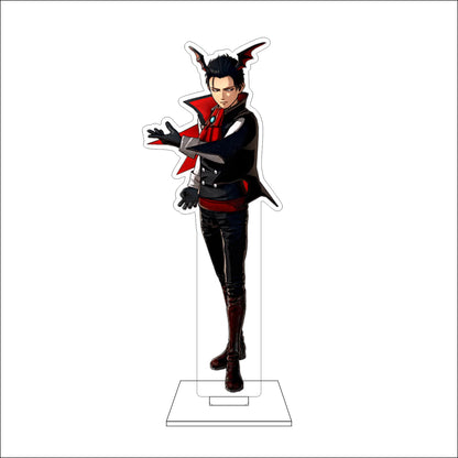 16CM Anime Attack on Titan Cosplay Acrylic Figure Stand Plate Eldo Gin Floch Forster Ornaments Gifts