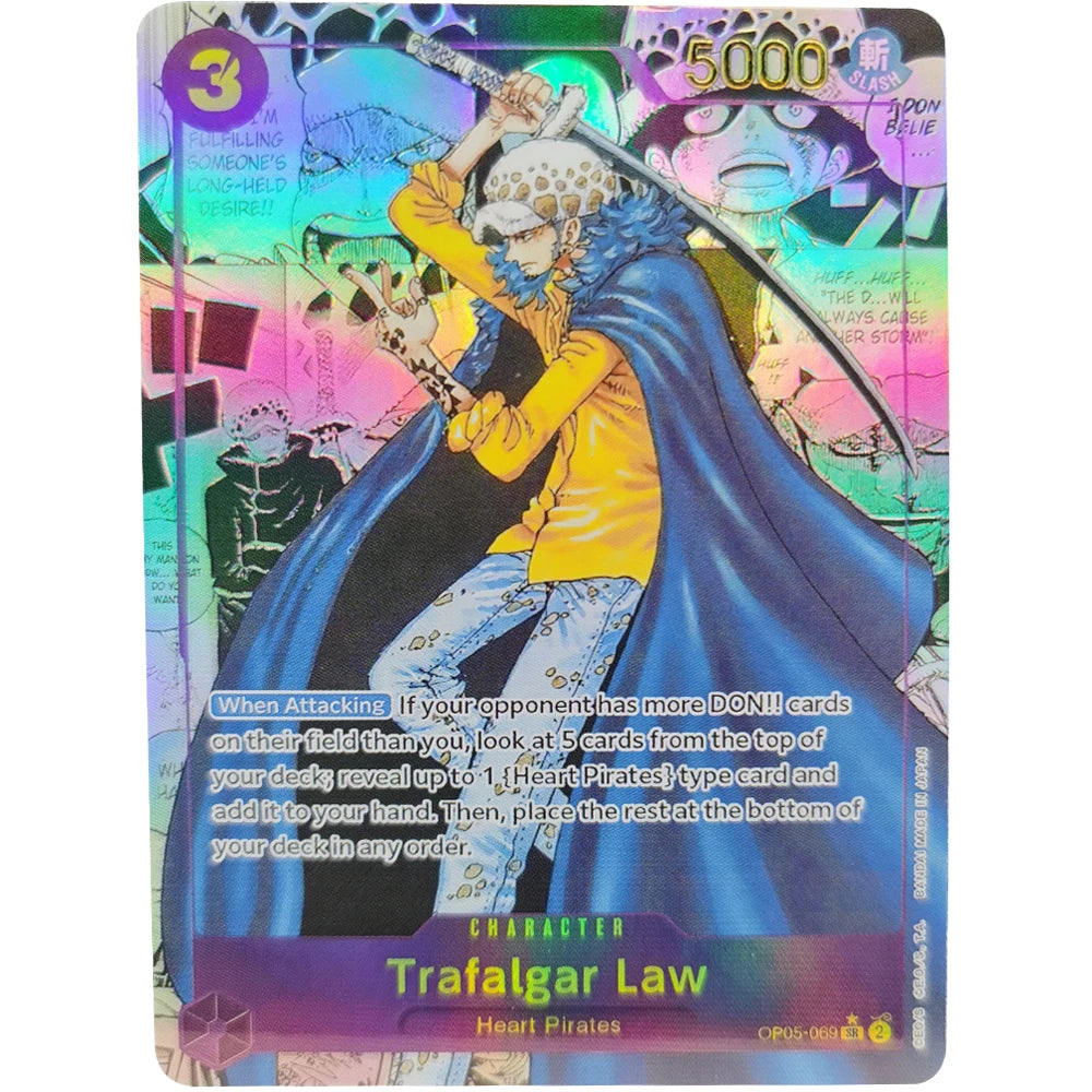 ONE PIECE Collection Cards GAME Monkey.D.Luffy Portgas.D.Ace Sabo  EN DIY High Quality Self Made Game Anime Cards Gift Toy