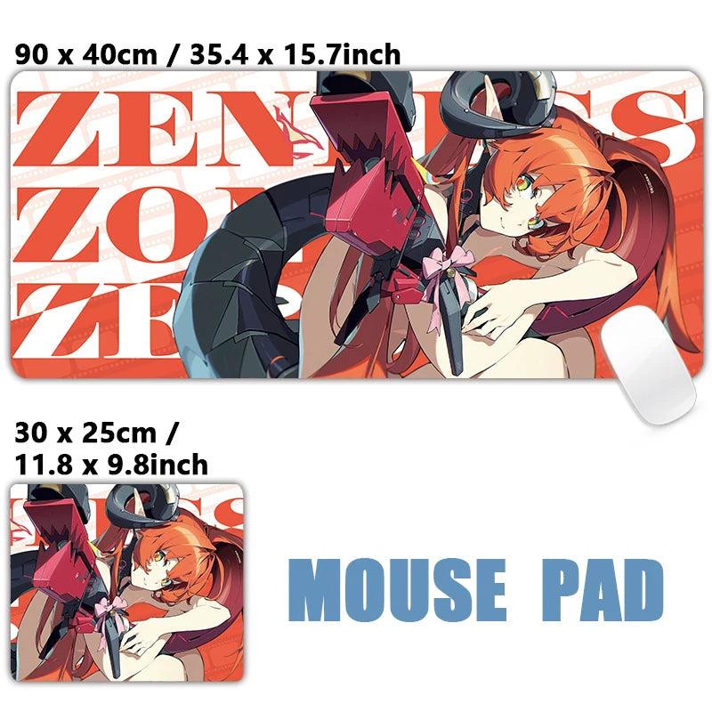 ZZZ Gaming Hoshimi Miyabi Ye Shunguang Remielle Sigrid Mouse Pad