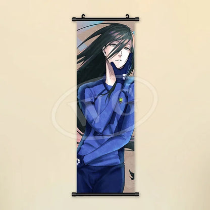 Blue Lock Reo Mikage Canvas Scroll