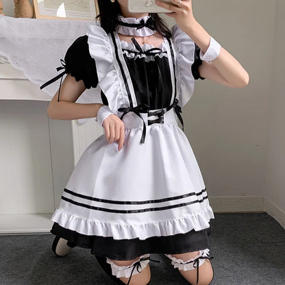 Black White Cat Maid Outfit