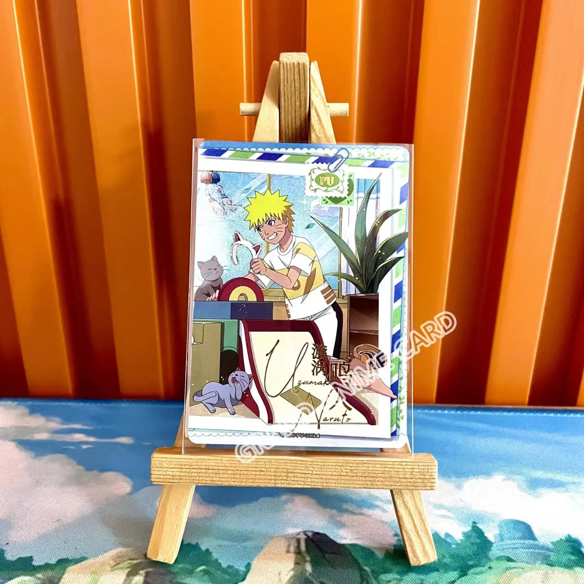 Kayou Original Naruto Card W6T4 W7T4 W8T4 PU Full Series Single Card No.01-08 Rare Itachi Uchiha Anime Collection Card Toy Gift