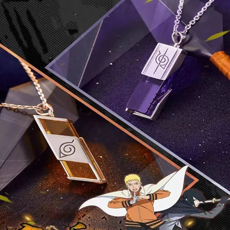 Popular anime Naruto Boruto Legend pendant, Naruto Sasuke necklace, matching hoodie chain, versatile birthday gift