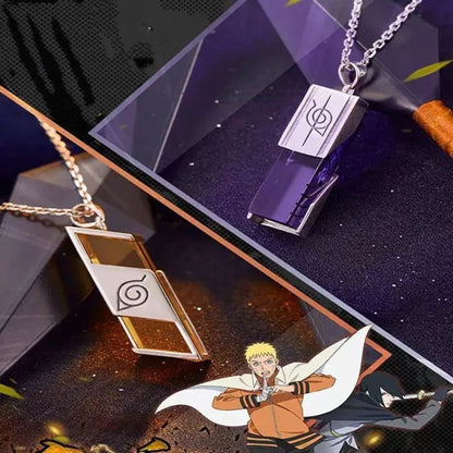 Popular anime Naruto Boruto Legend pendant, Naruto Sasuke necklace, matching hoodie chain, versatile birthday gift