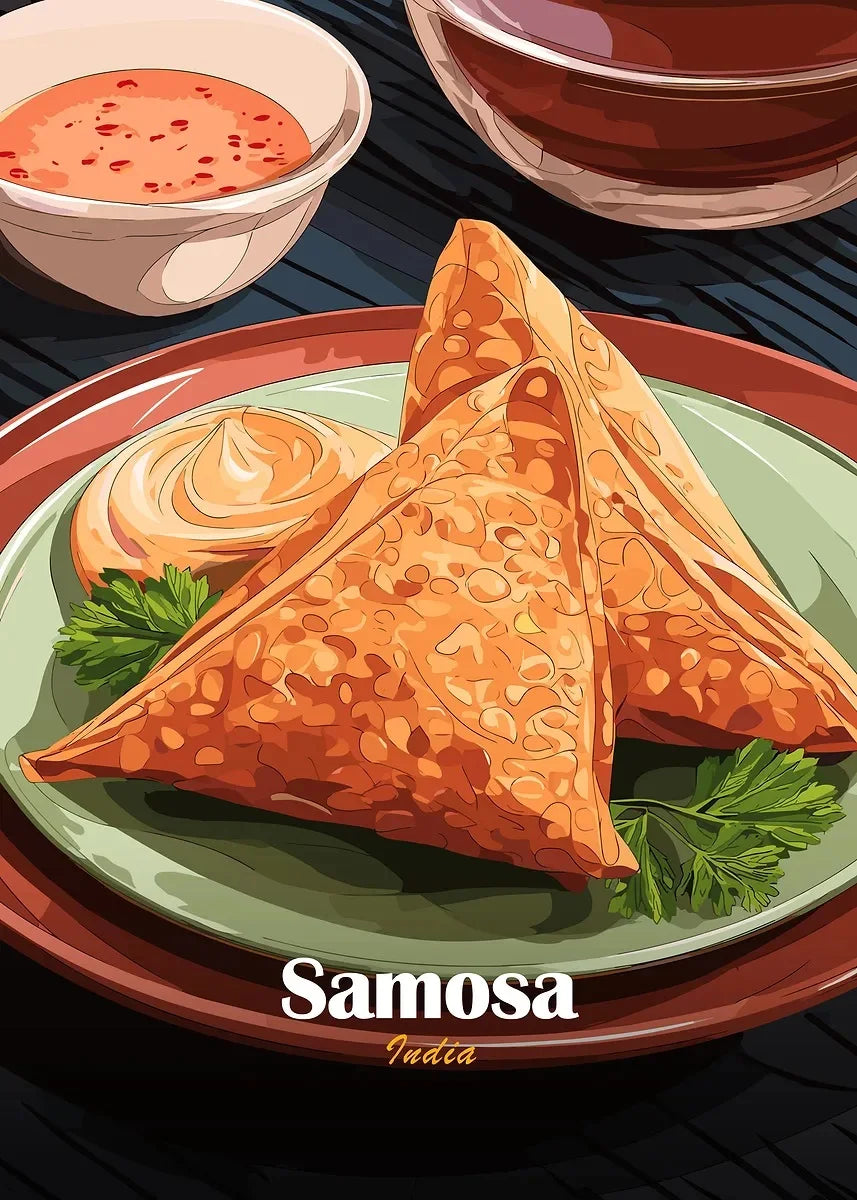 Anime Food Art Poster