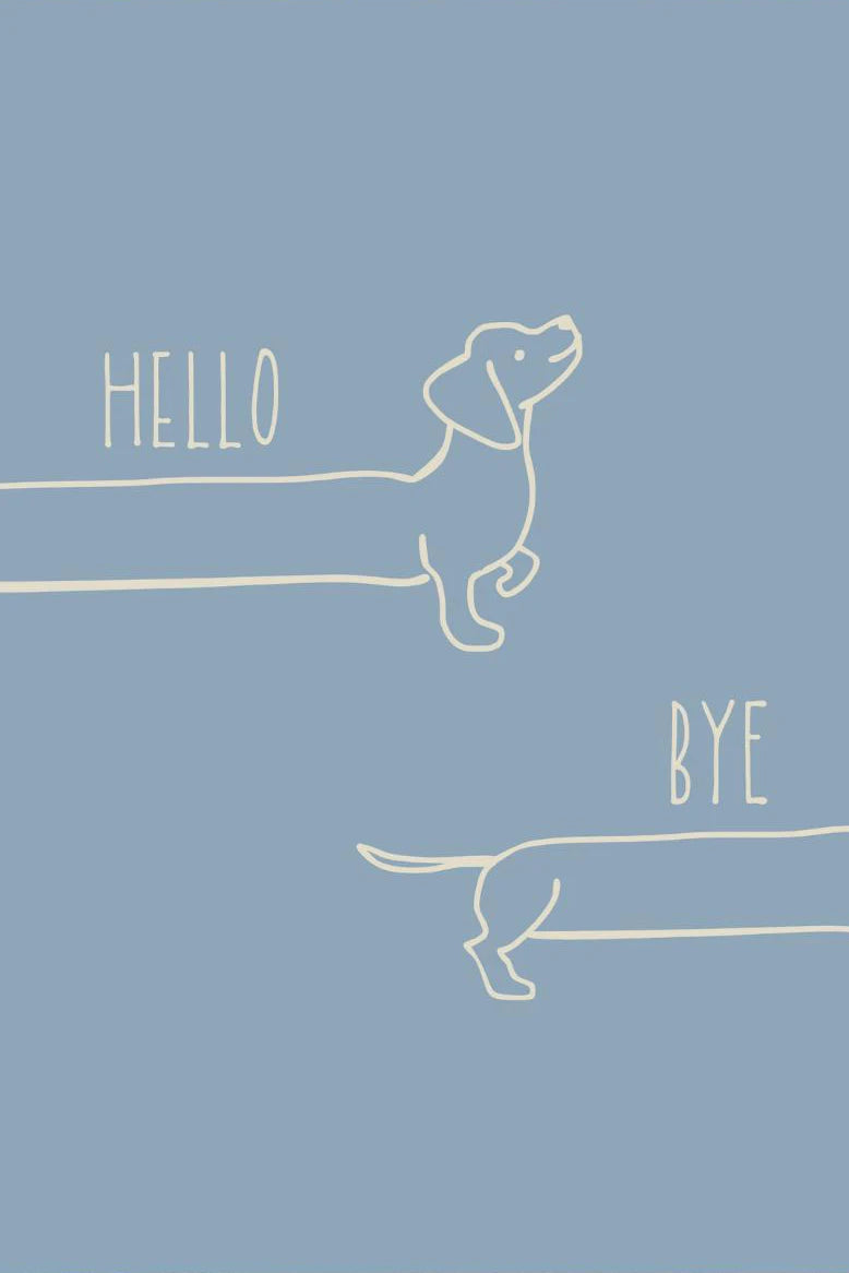Dachshund Minimalist Wall Art