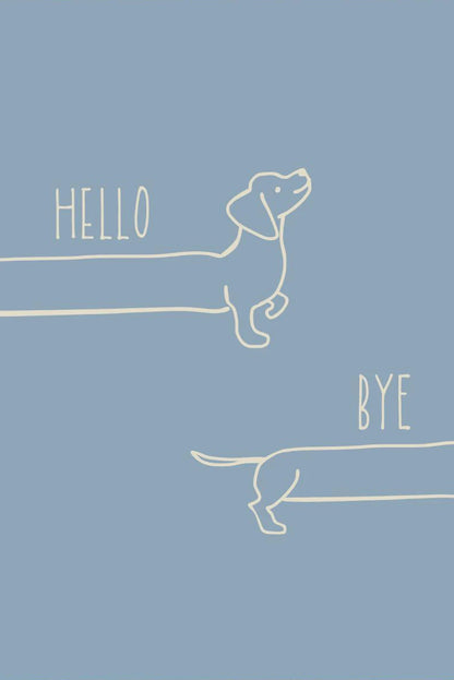 Dachshund Minimalist Wall Art