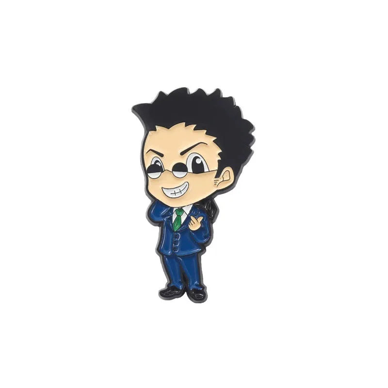 Chibi Enamel Pins Custom Eren Mikasa Armin Levi Brooches Lapel Badges Cartoon Jewelry Gift for Fans Friends Attack on Titan