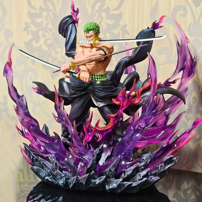 One Piece Full Range Jt Statue Th Enraged Zoro Anime Figure Figure Pvc Statue Collection Model Collection Decoration Toys Gifts