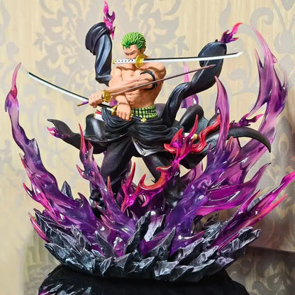 One Piece Full Range Jt Statue Th Enraged Zoro Anime Figure Figure Pvc Statue Collection Model Collection Decoration Toys Gifts
