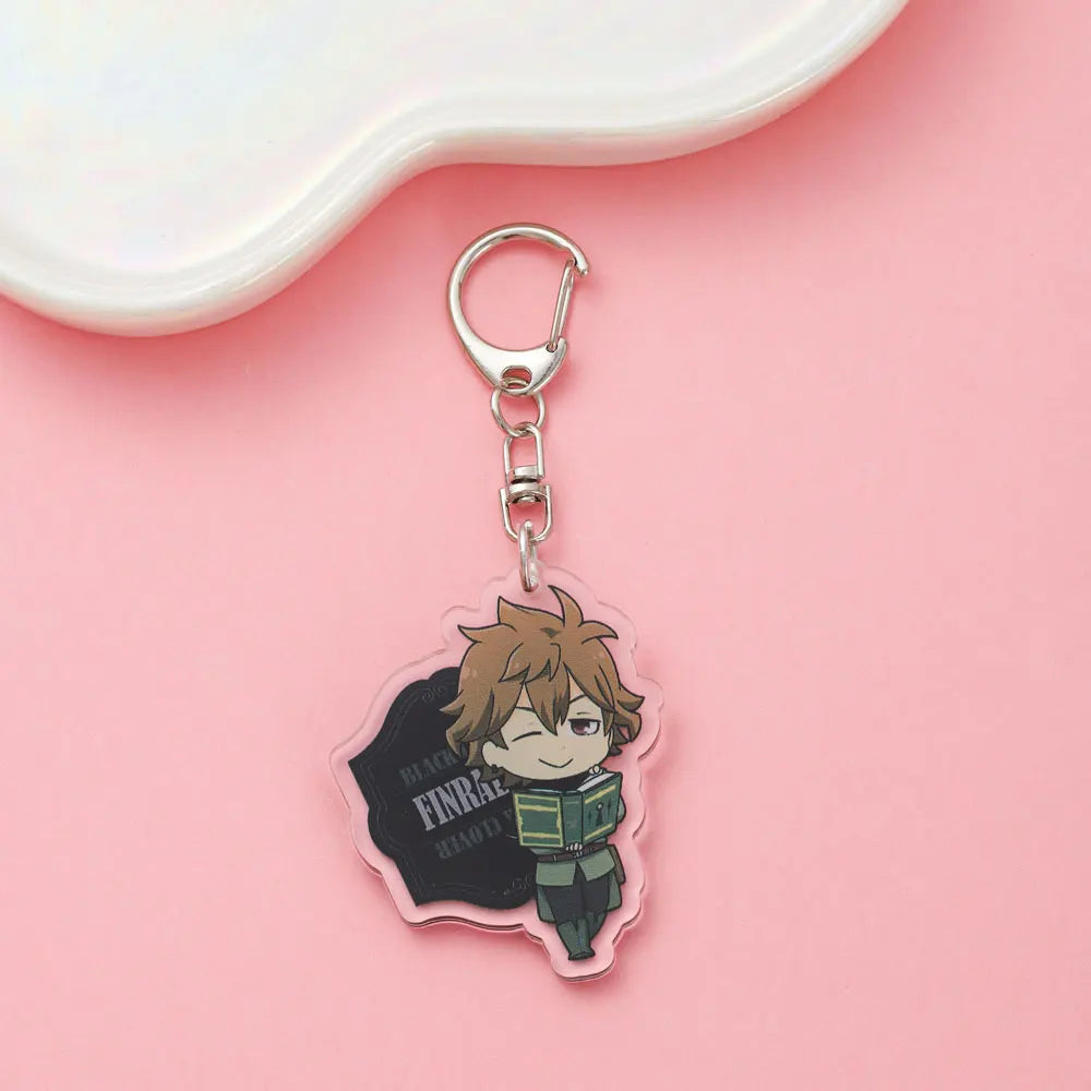 Black Clover Acrylic Keychain