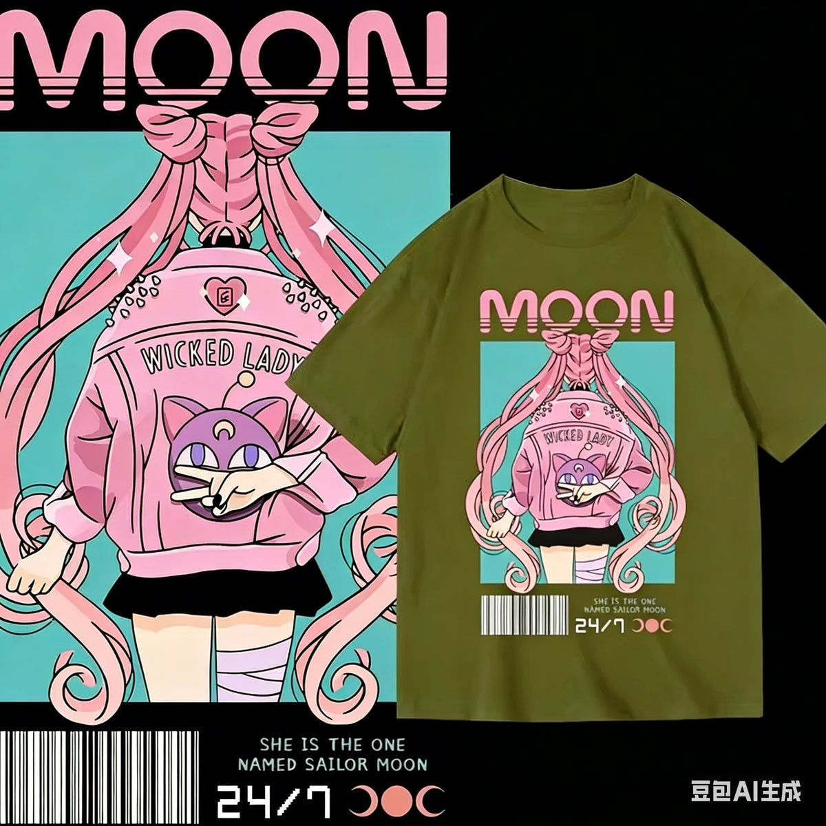 Sailor Moon Graphic T-Shirt