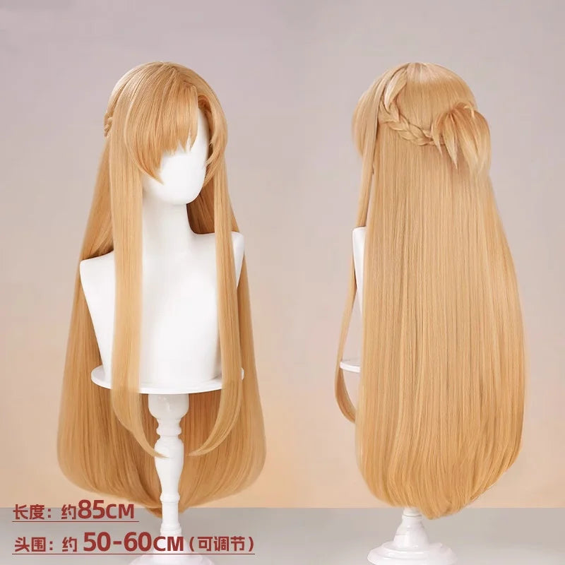 Sword Art Online Yuuki Asuna Cosplay Wig