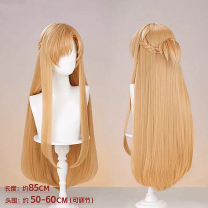 Sword Art Online Yuuki Asuna Cosplay Wig