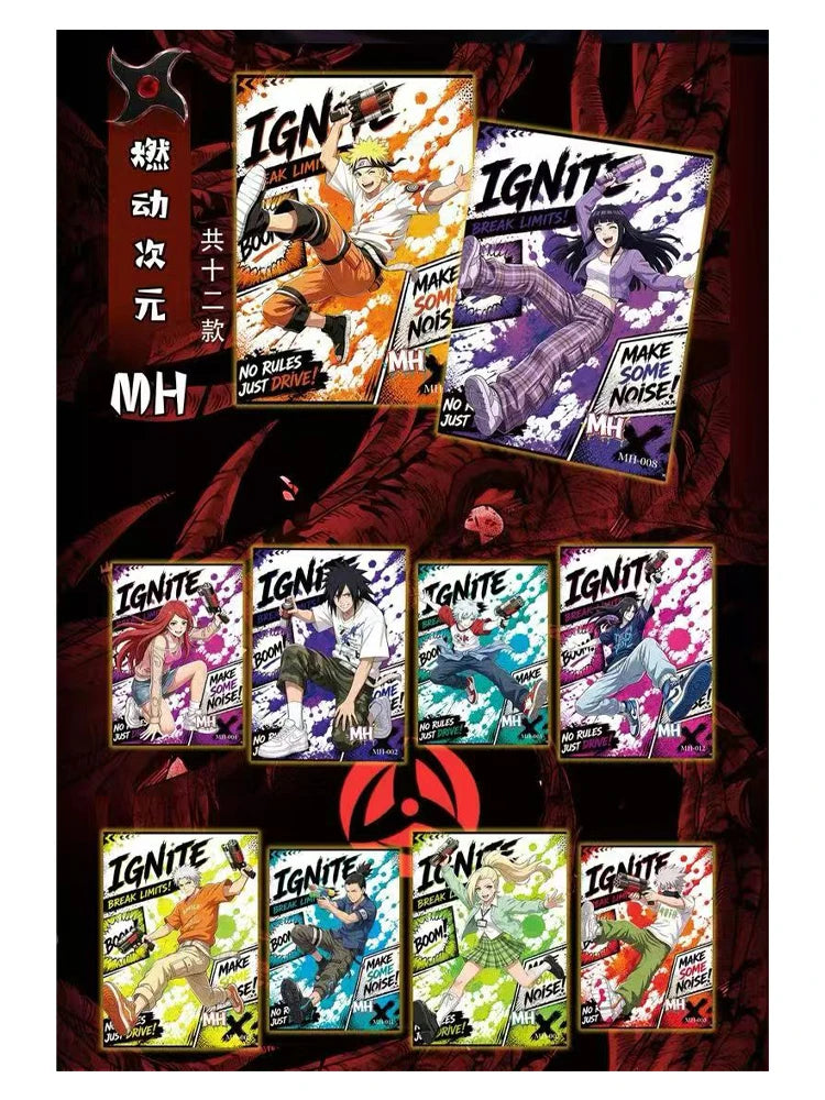 Wholesale 2026 New Anlan Culture Naruto Mini Card Pack Series CCG/TCG Collector Blind Box Anime Hobby Gifts