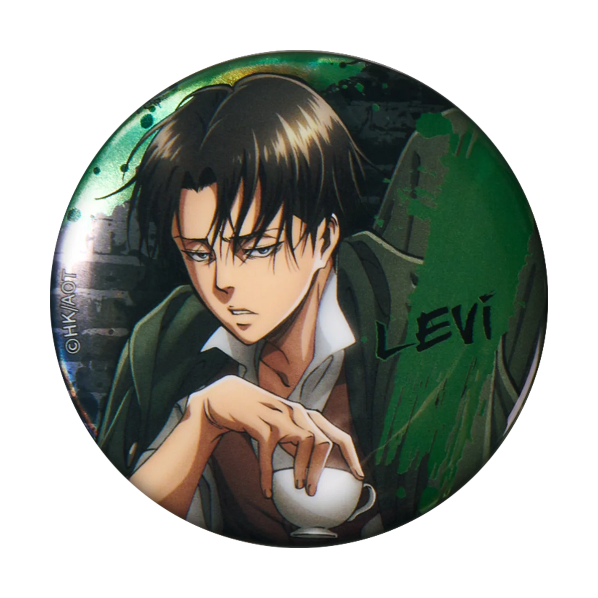 58mm Anime Attack on Titan Eren Jaeger Nanaba Hange Zoe Annie Leonhart Cosplay COSTUME Badge Pin SPTE Tinplate Brooch﻿ Xmas Prop