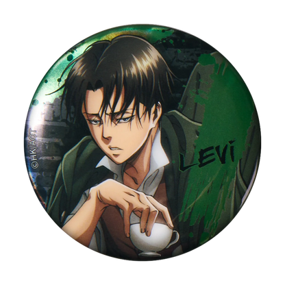 58mm Anime Attack on Titan Eren Jaeger Nanaba Hange Zoe Annie Leonhart Cosplay COSTUME Badge Pin SPTE Tinplate Brooch﻿ Xmas Prop