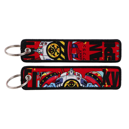 One Piece Straw Hat Keychain