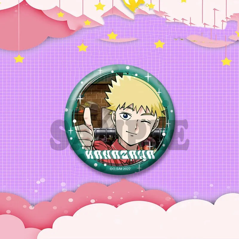 Mob Psycho 100 Character Lapel Pin