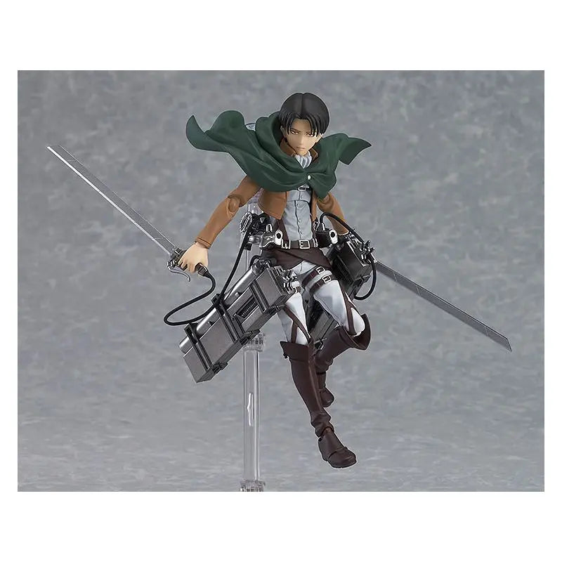 In Stock Original Maxfactory Figma Attack On Titan Levi Ackerman No.213 Anime Action Figure Collection Model
