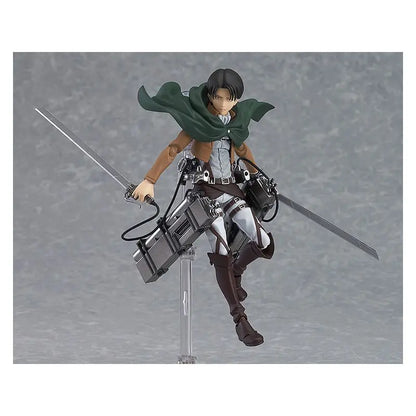In Stock Original Maxfactory Figma Attack On Titan Levi Ackerman No.213 Anime Action Figure Collection Model