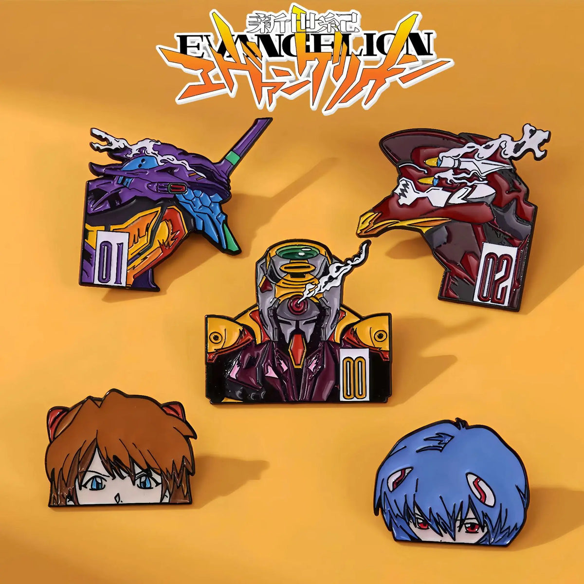 Evangelion Rei Ayanami Enamel Pins