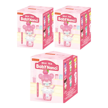 Rolife Nanci Blind Box BabyNanci Milk Tea Action Figure Collectible Doll Toys Surprise Figure Dolls for Kids Friends Adults
