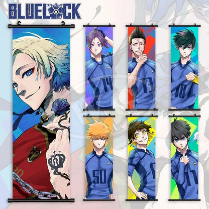Blue Lock Reo Mikage Canvas Scroll