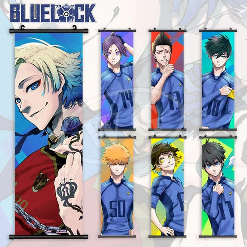 Blue Lock Reo Mikage Canvas Scroll