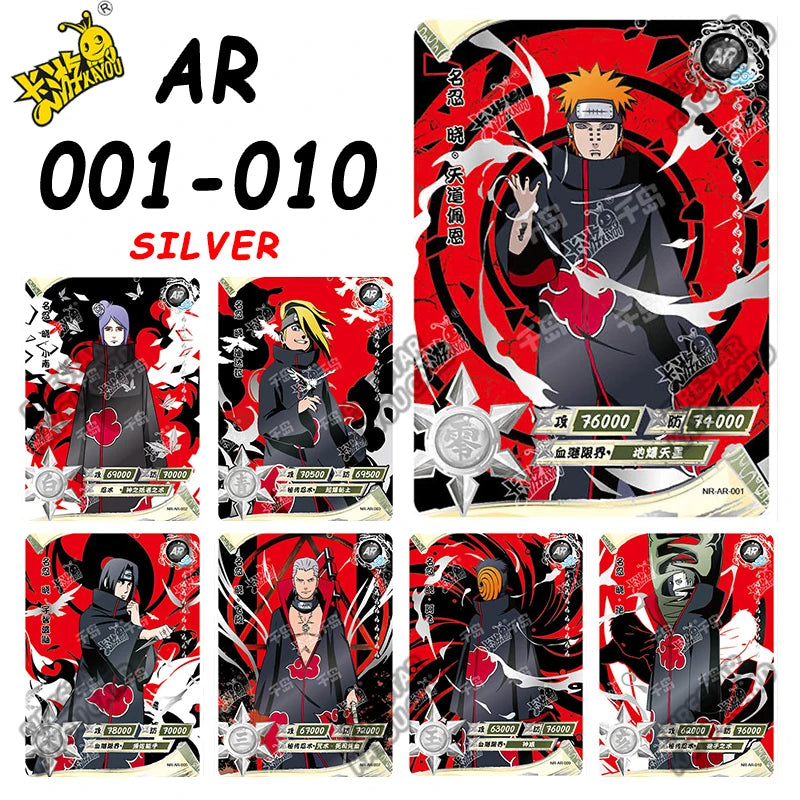 Naruto KAYOU Card Full Set Rare BP NR SE GP CP SP CR MR PR SV SLR OR AR NR UR ZR TR Cards Uzumaki Naruto Anime Collectible Card