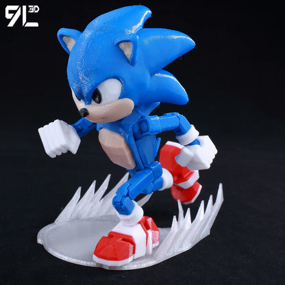 9L 3D Printed Anime Mecha Series-Sonic Shadow Shade Dummy 13 Titan 13 Articulated Mannequin Collectible Terminologia Toys