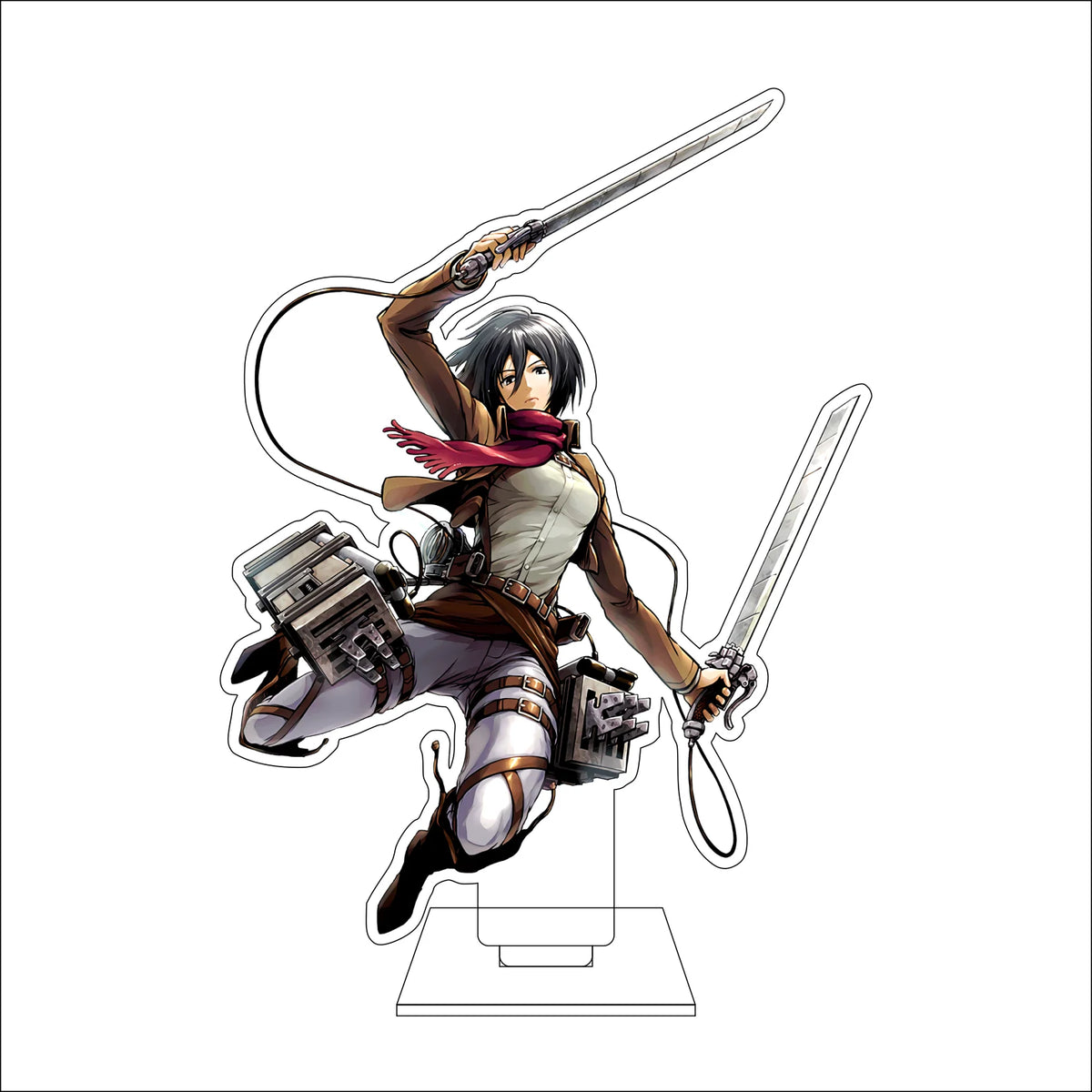 16CM Anime Attack on Titan Cosplay Acrylic Figure Stand Plate Ymir Sasha Braus Conny Springe Ornaments Gifts