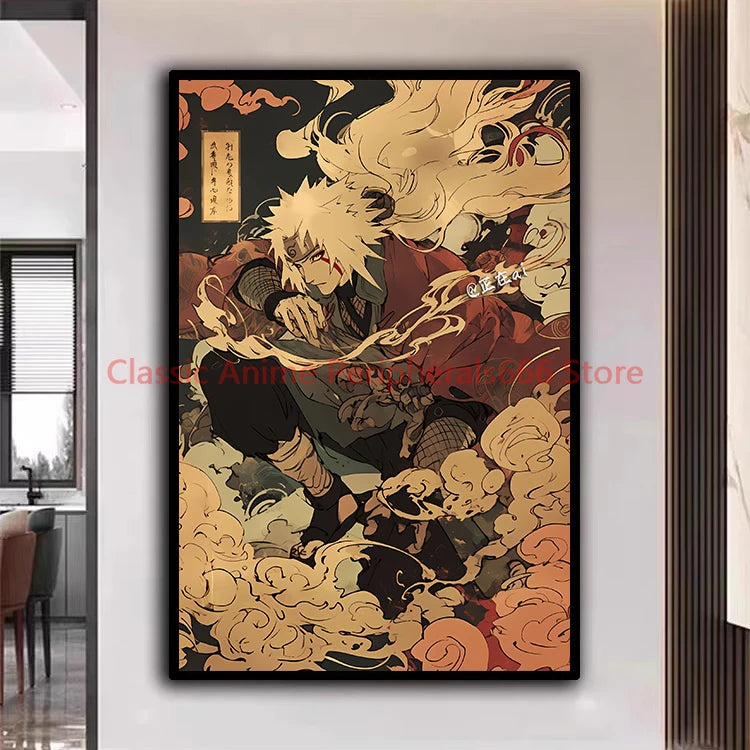 Naruto Akatsuki Ukiyo-E Poster